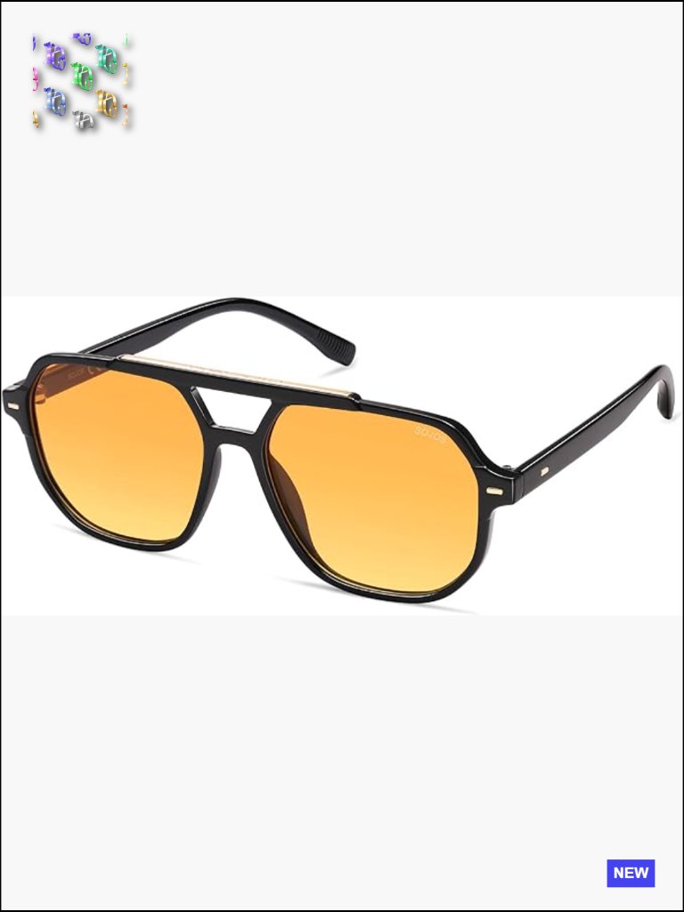 Aviator Polarized Sunglasses Retro Vintage Square Frame Sun Glasses